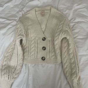 H&M cable knit, chunky sweater